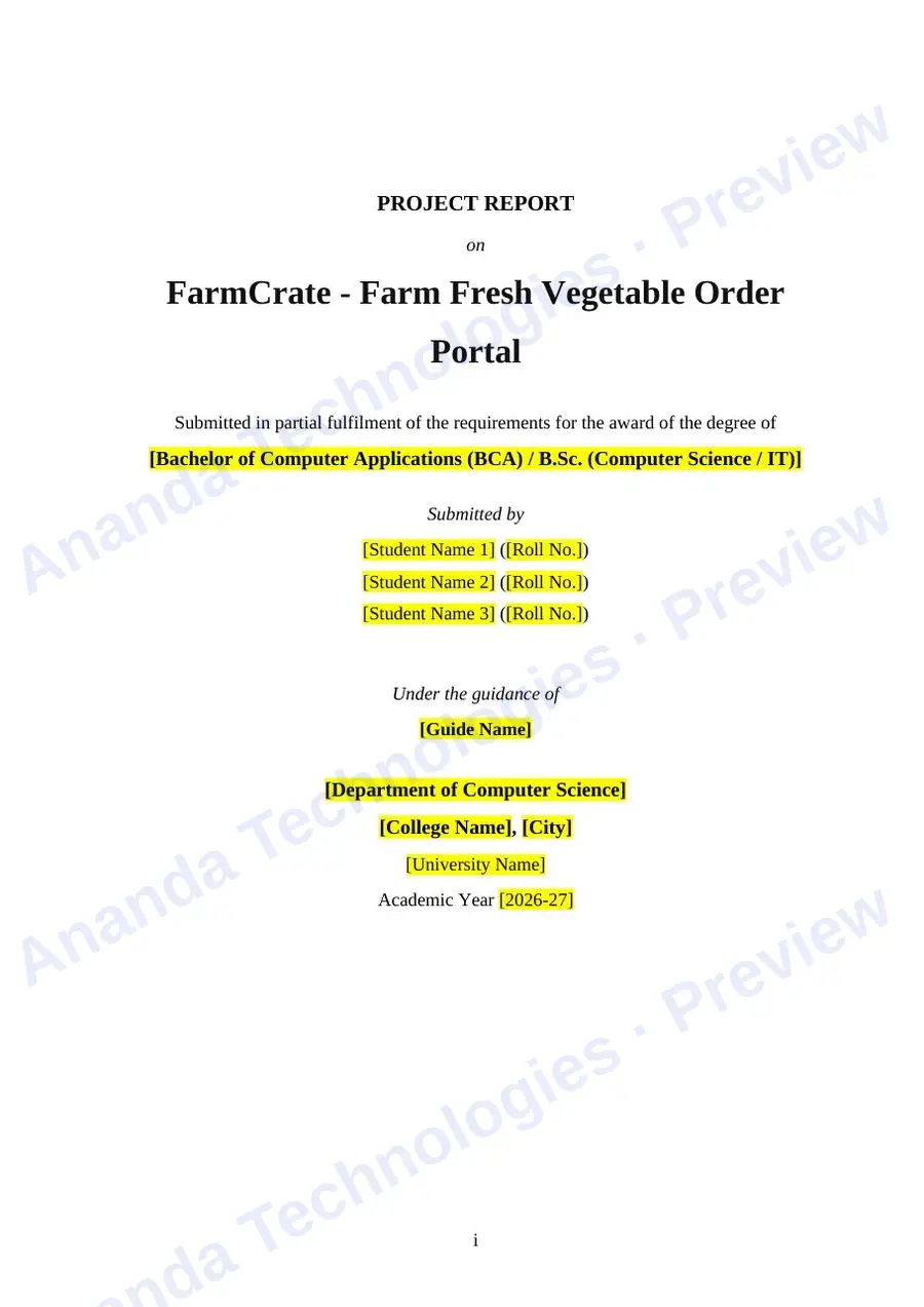 FarmCrate report — page 1