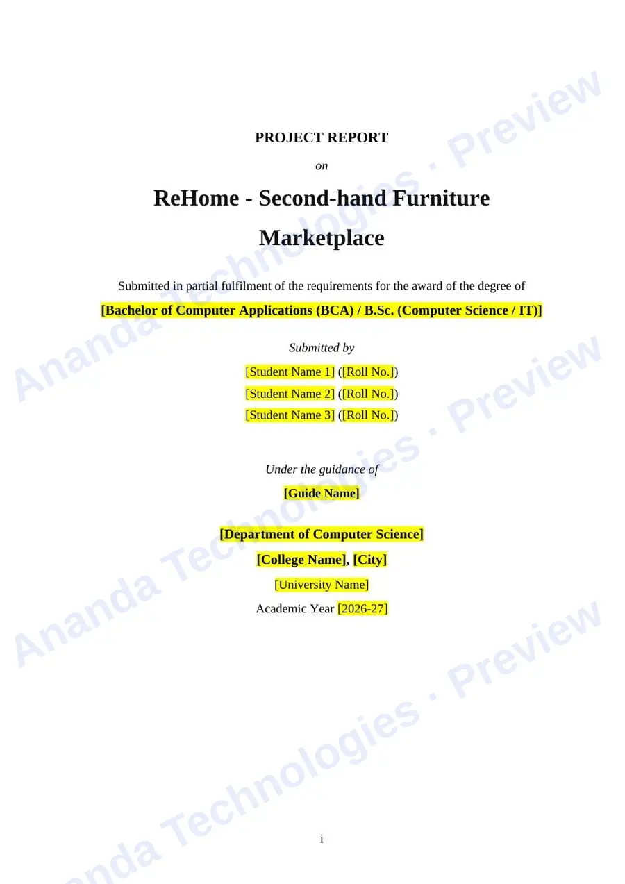 ReHome report — page 1