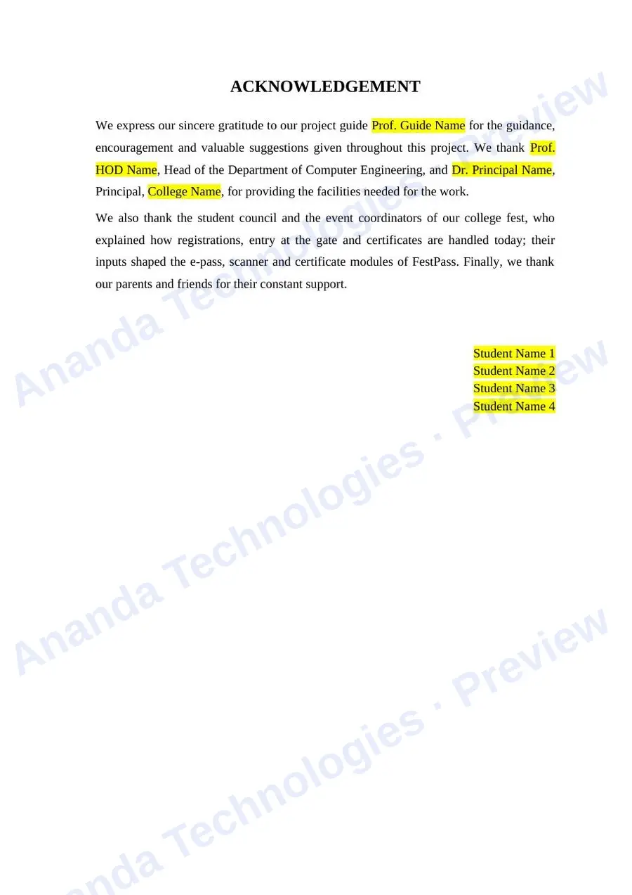 College Event Management with QR… report — page 4