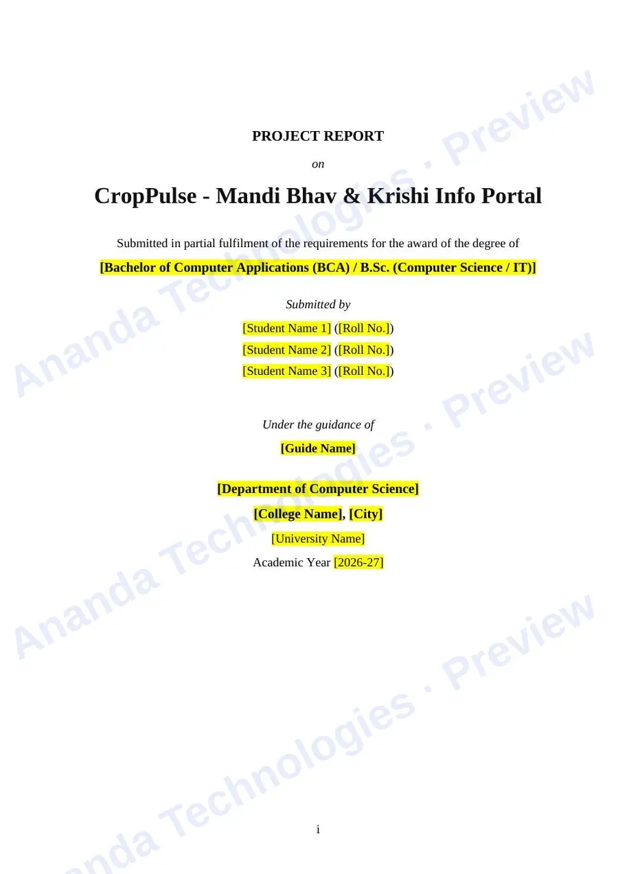 CropPulse report — page 1