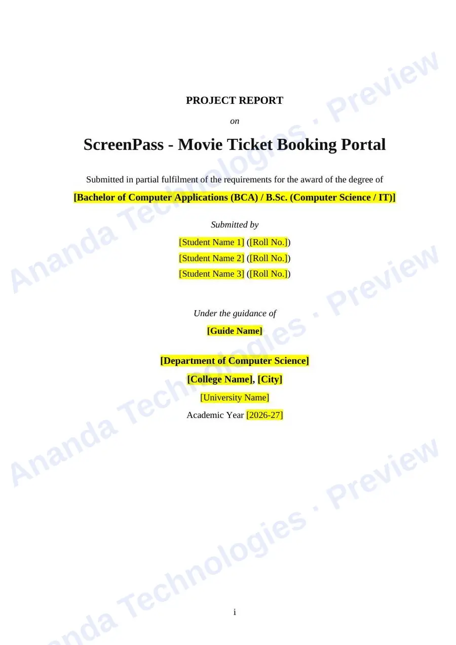 ScreenPass report — page 1