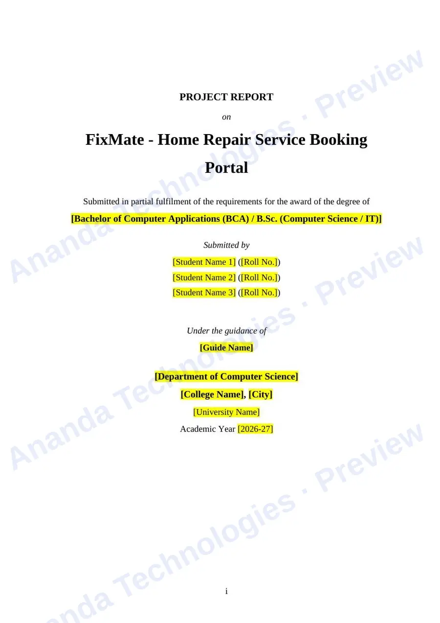 FixMate report — page 1