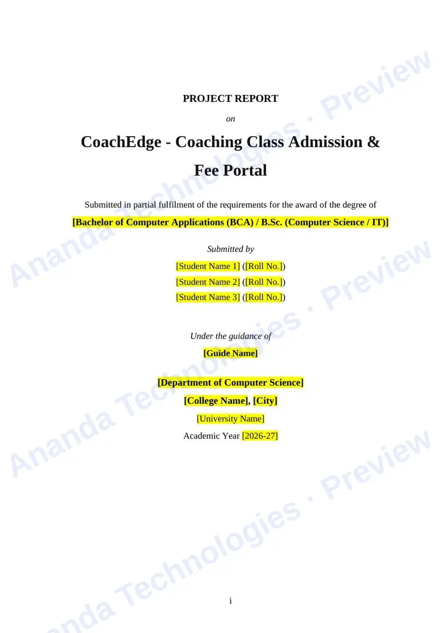 CoachEdge report — page 1