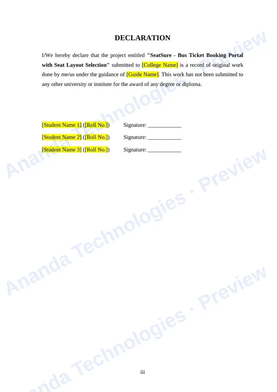 SeatSure report — page 3