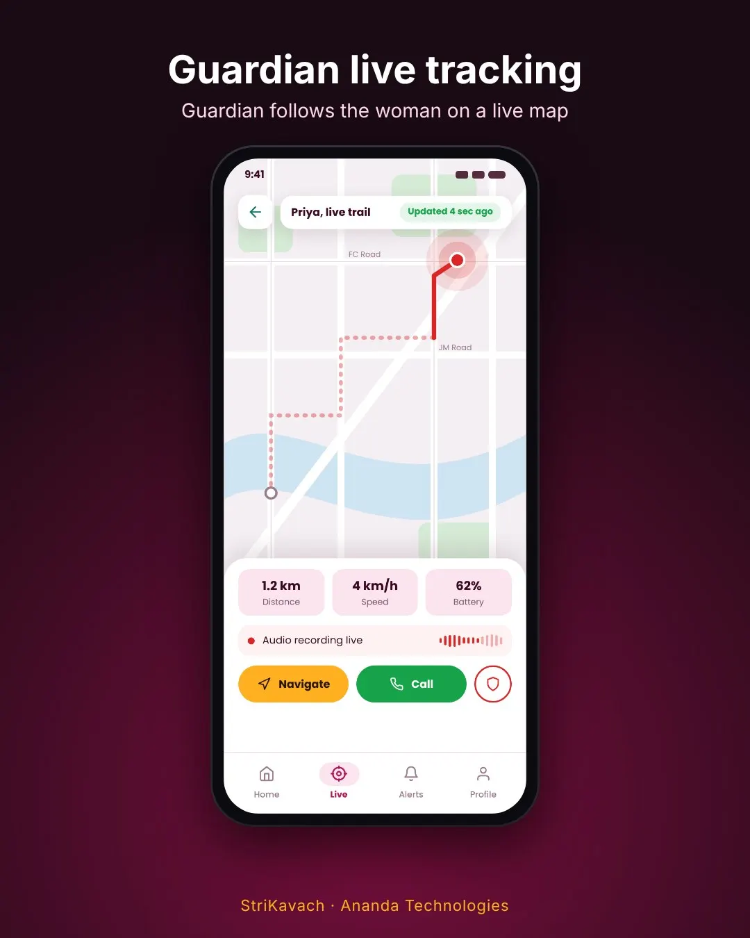 Women Safety SOS App with Live Tracking screenshot 4