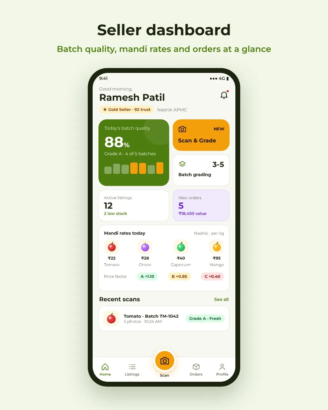 Fruit and Vegetable Quality Grading… screenshot 1