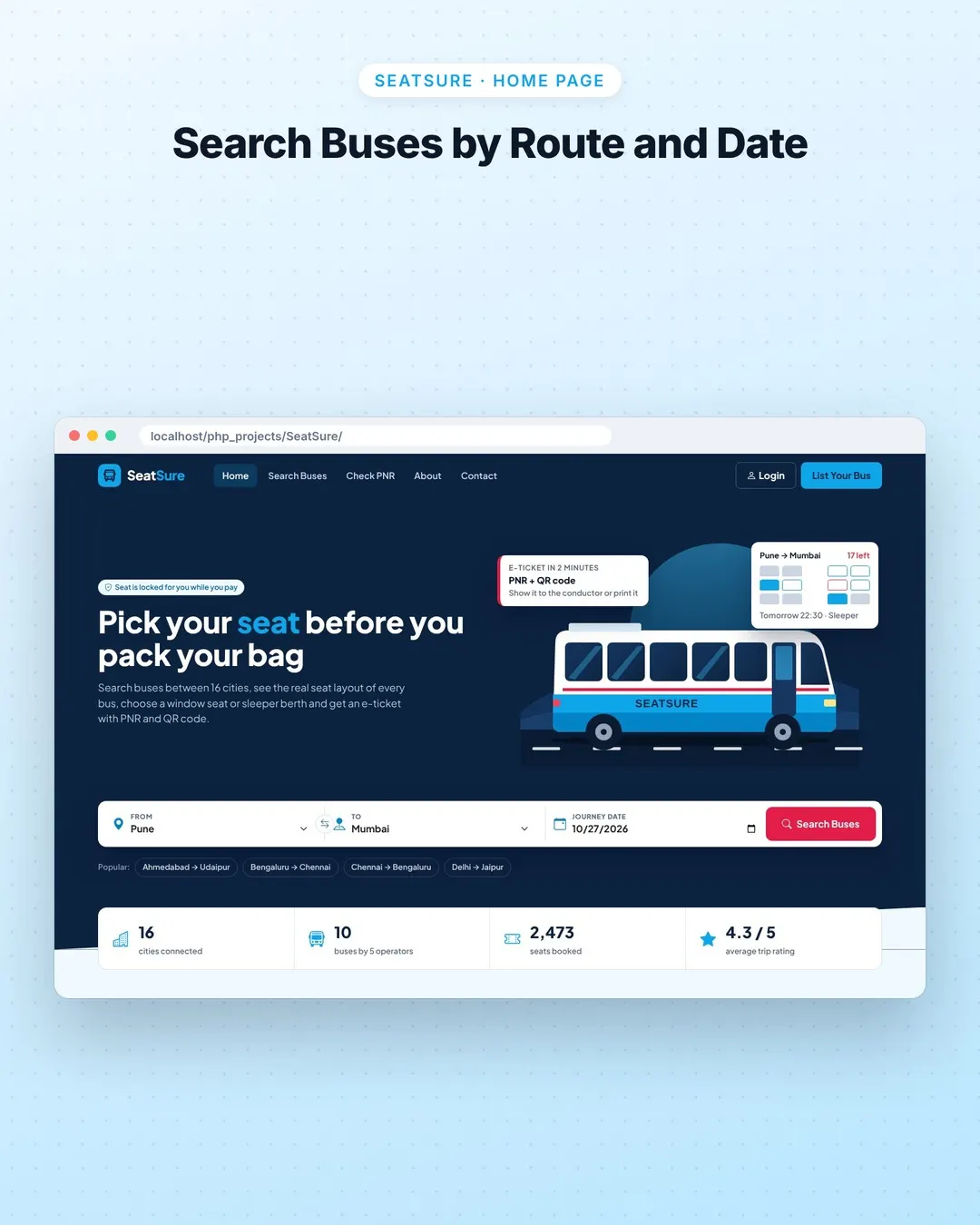 SeatSure screenshot 1