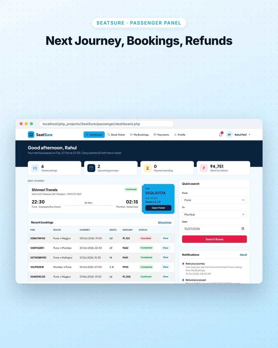 SeatSure screenshot 3