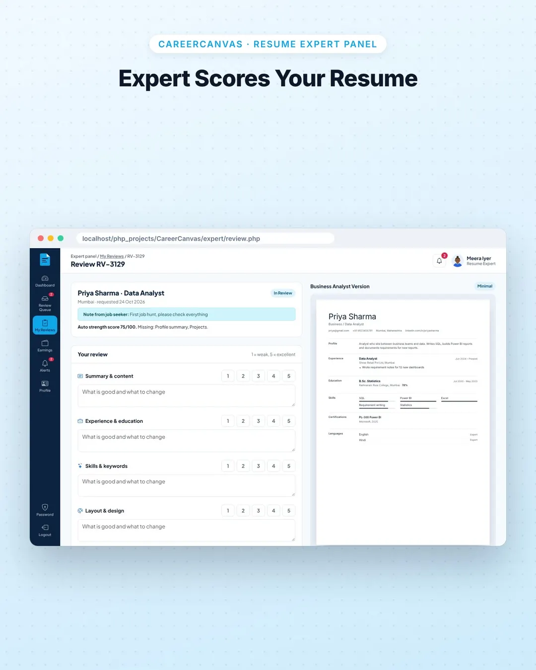 CareerCanvas screenshot 4