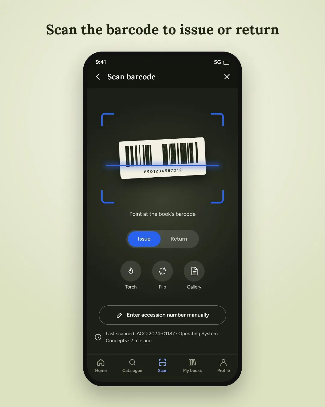 Smart Library Android App with Barcode screenshot 2