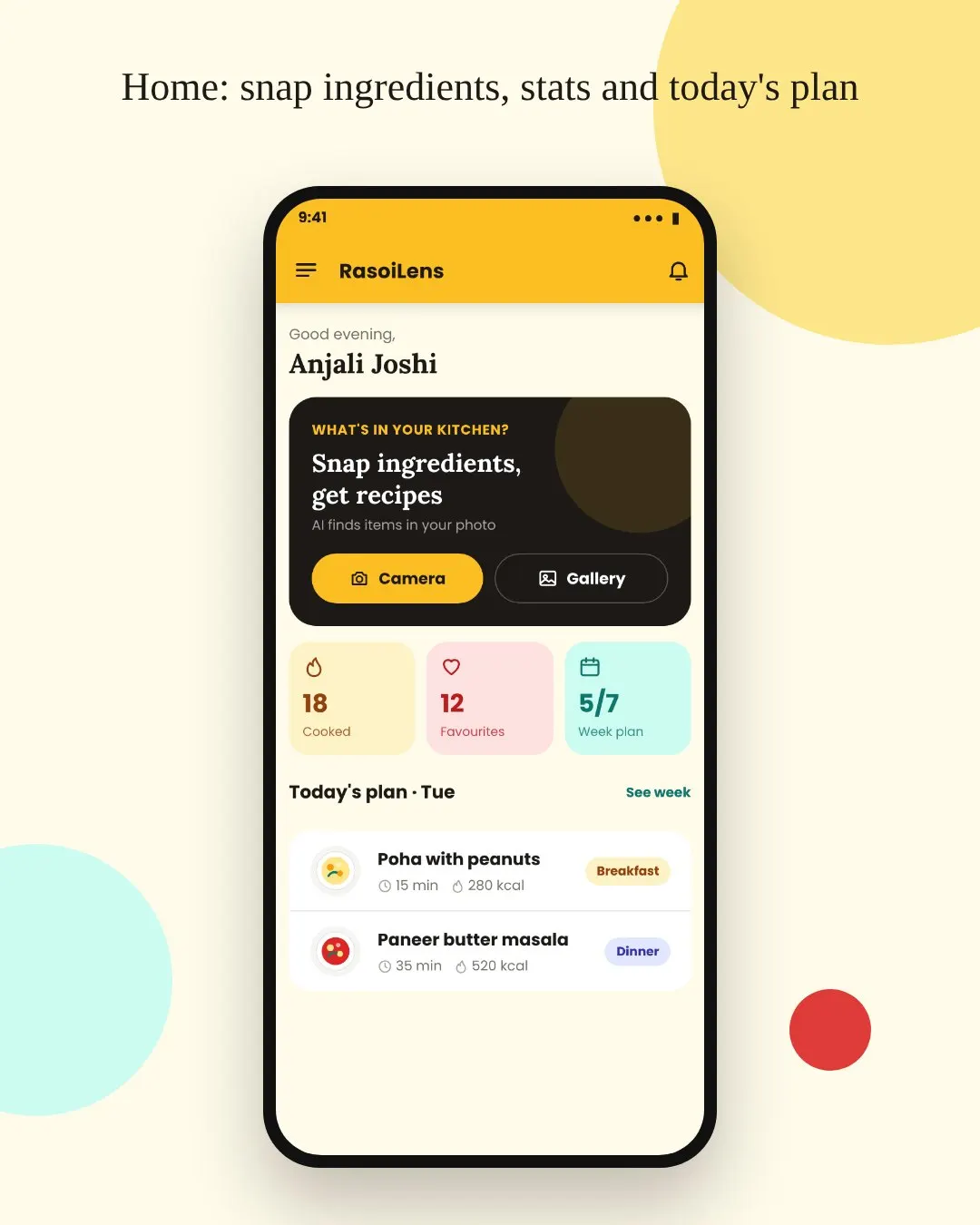 AI-based Recipe Generator from… screenshot 1