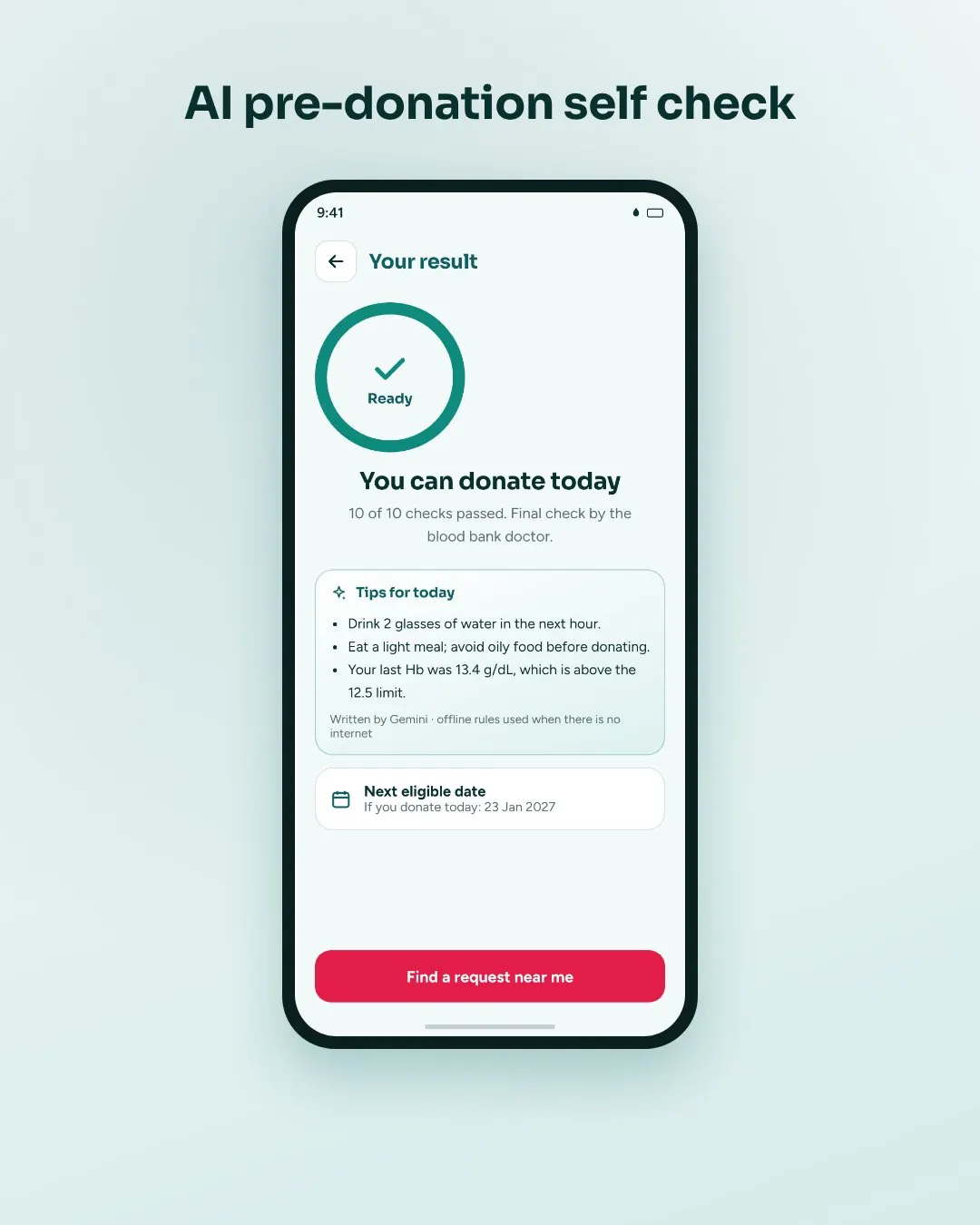 Smart Blood Donor Finder and Emergency… screenshot 3