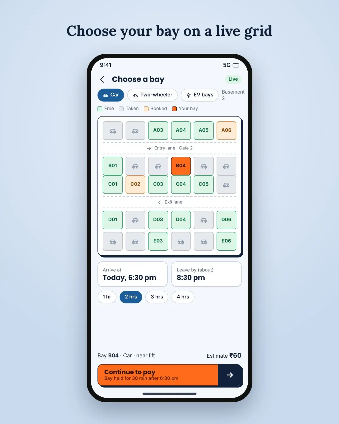 Smart Parking Slot Booking System screenshot 2