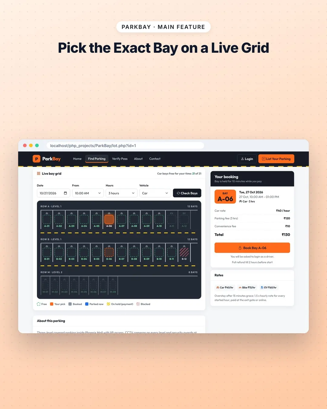 ParkBay screenshot 2