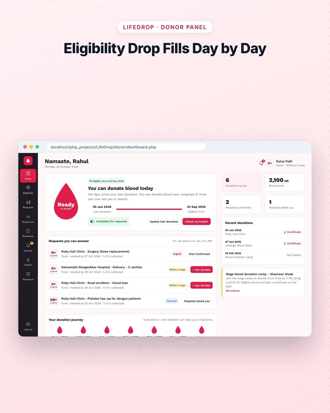 LifeDrop screenshot 3