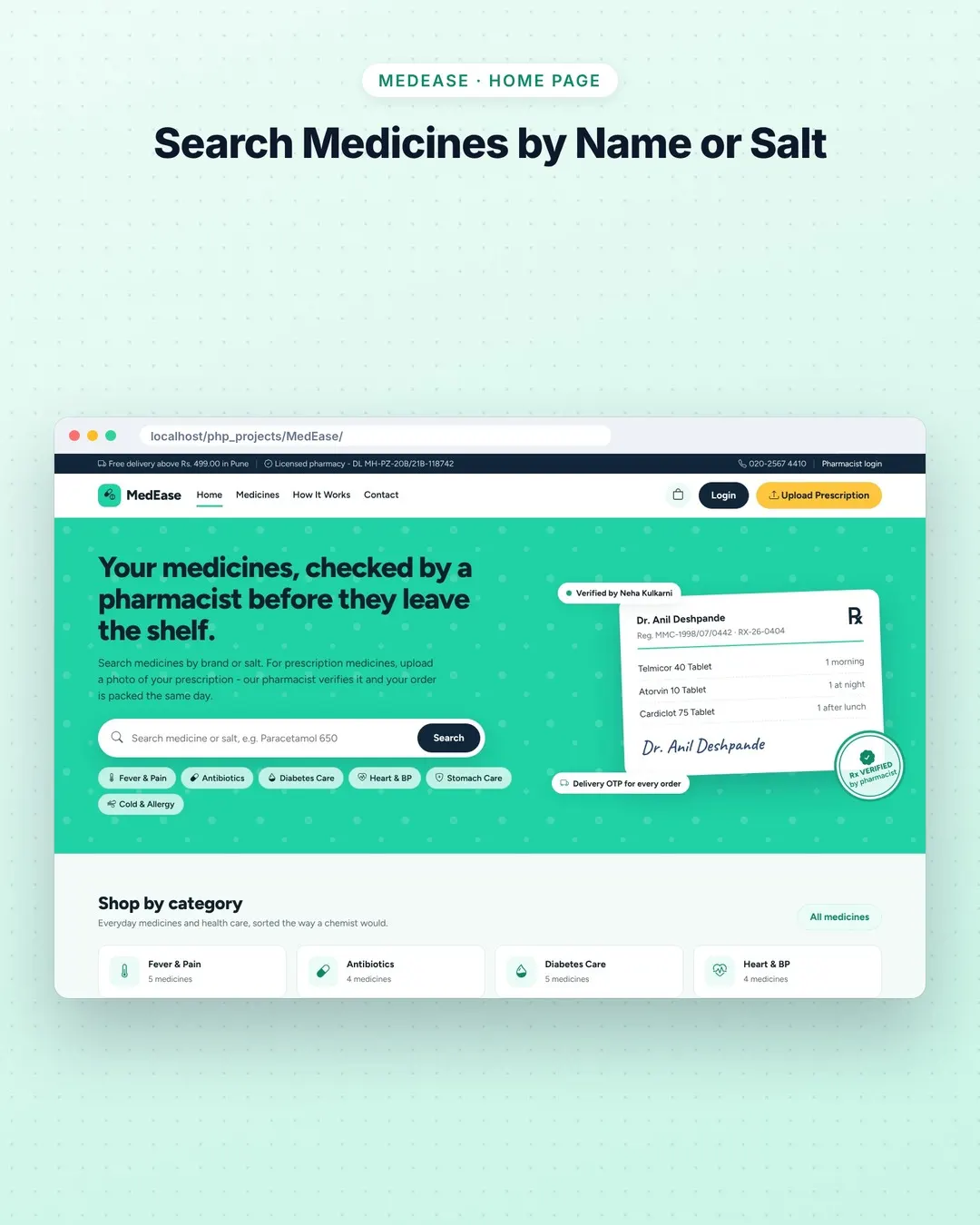 MedEase screenshot 1