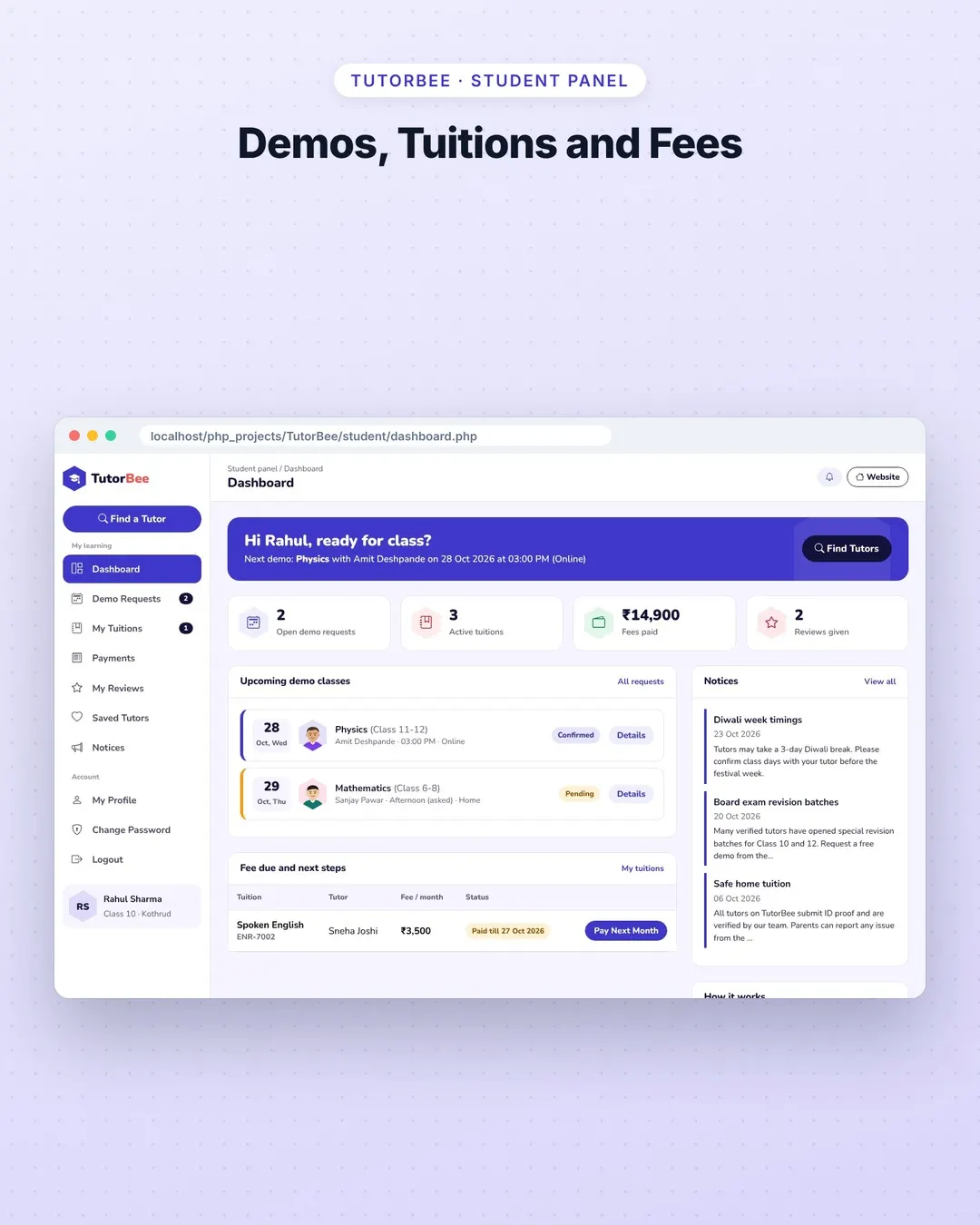 TutorBee screenshot 3
