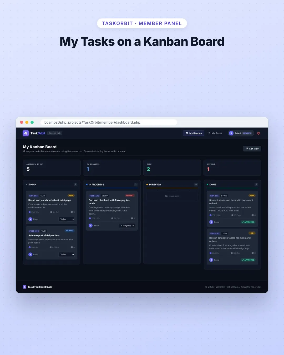 TaskOrbit screenshot 3