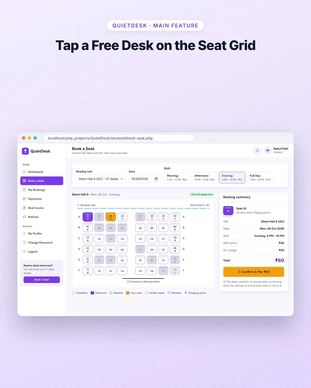 QuietDesk screenshot 2
