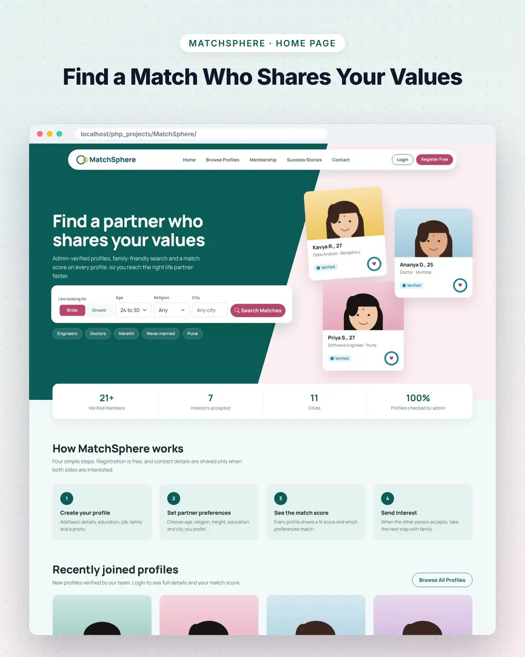 MatchSphere screenshot 1