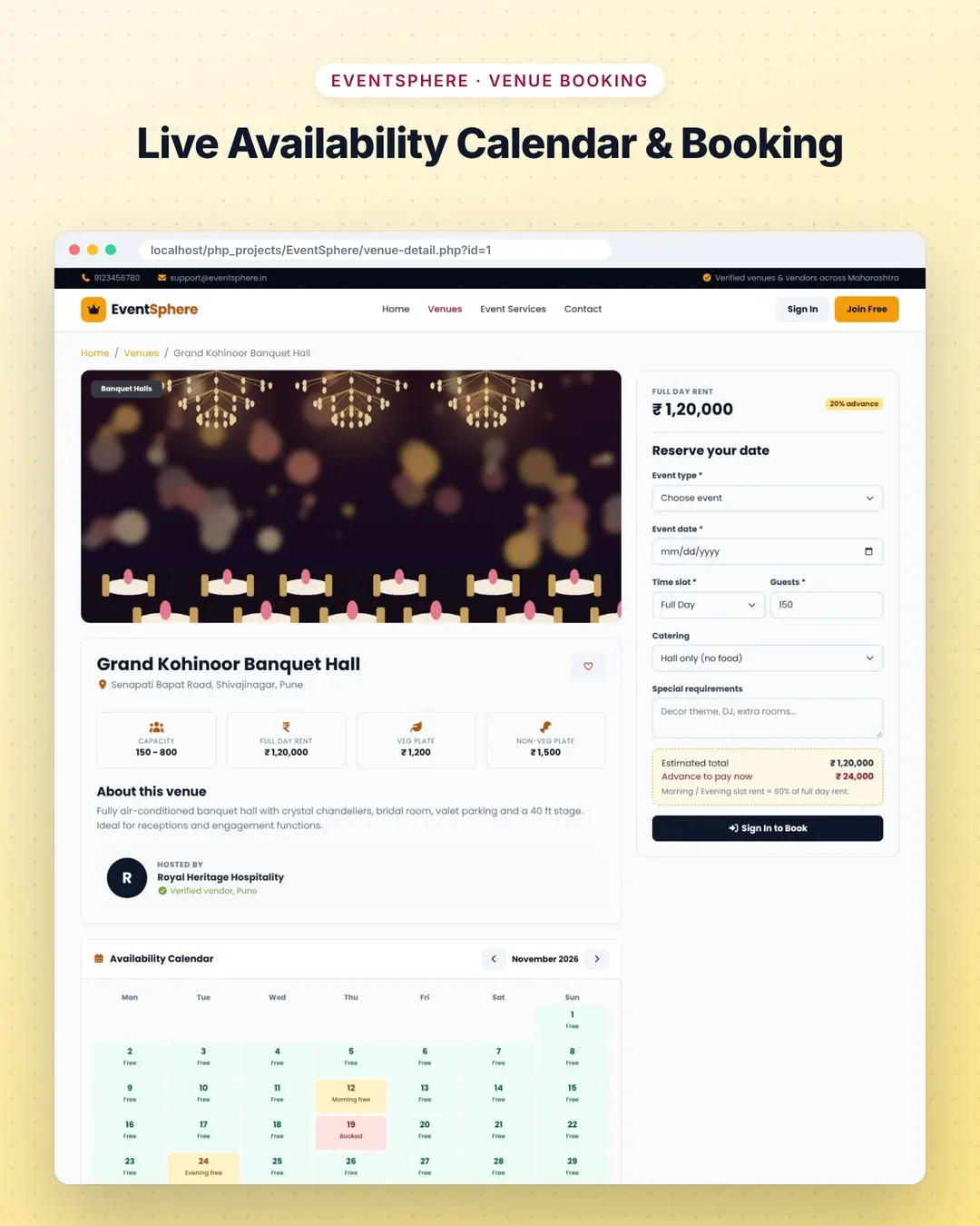 EventSphere screenshot 2