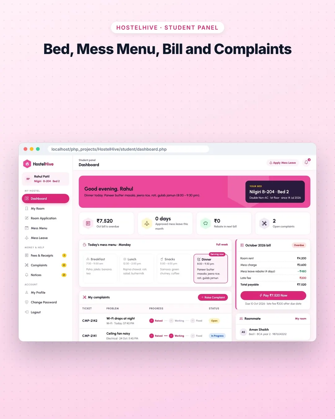 HostelHive screenshot 3