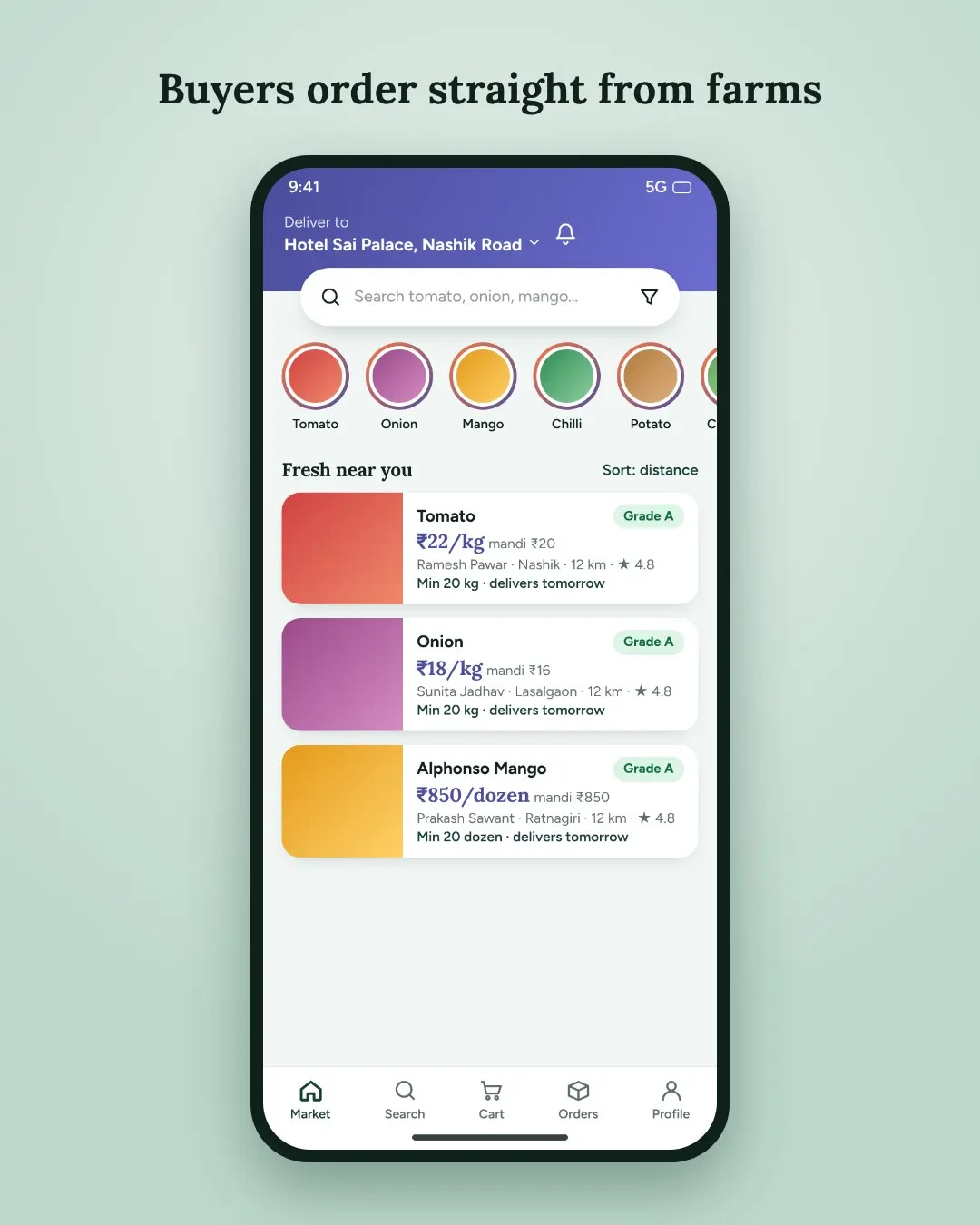 Farmer-to-Buyer Direct Marketplace App screenshot 4