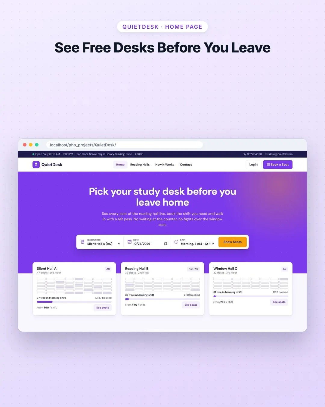 QuietDesk screenshot 1