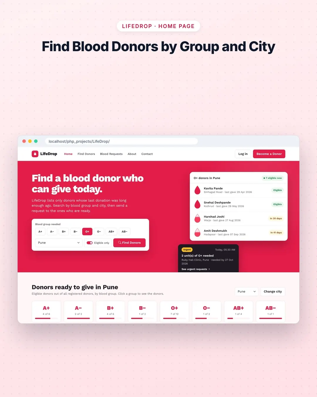 LifeDrop screenshot 1