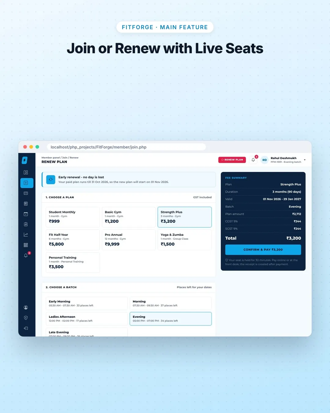 FitForge screenshot 2