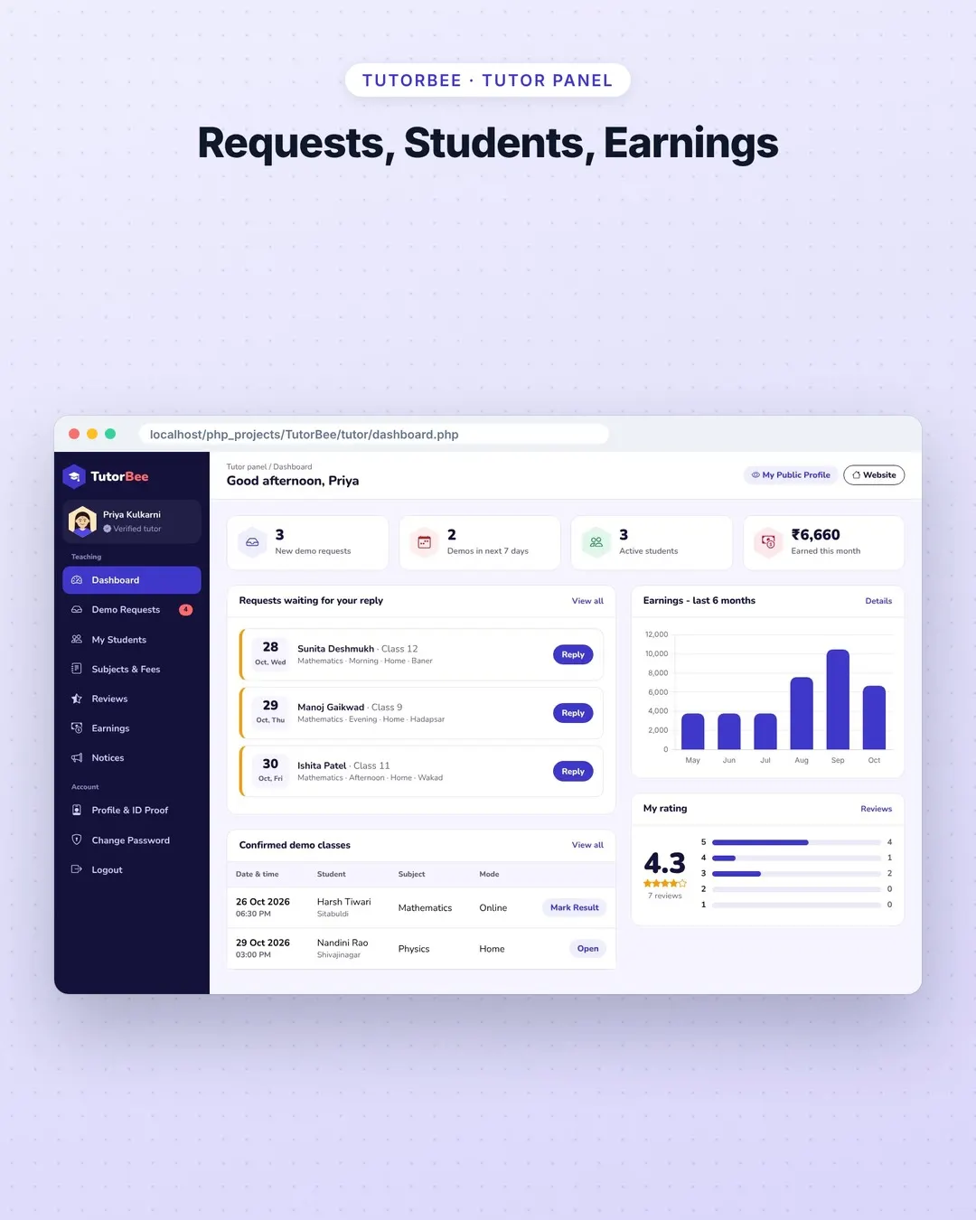 TutorBee screenshot 4