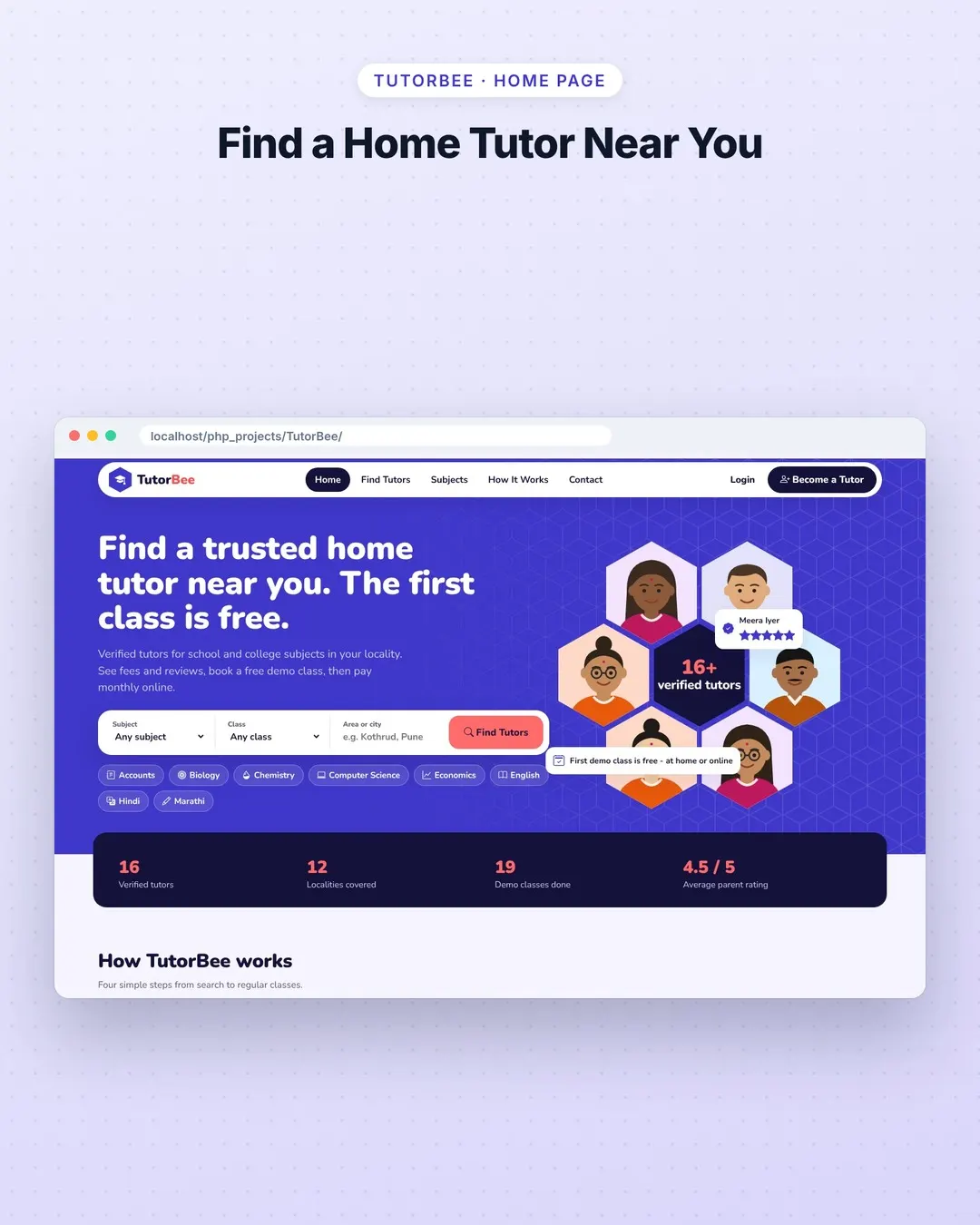 TutorBee screenshot 1