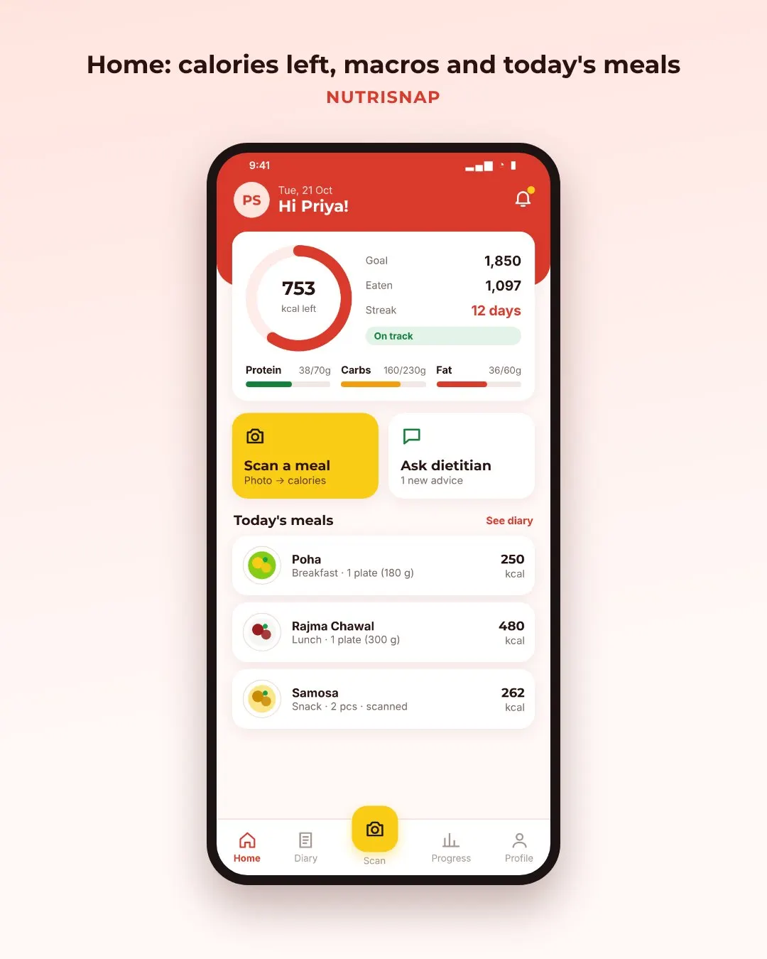 Food Calorie Estimation from Image screenshot 1