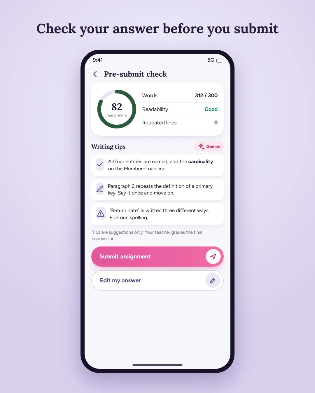 Assignment Submission App with… screenshot 2