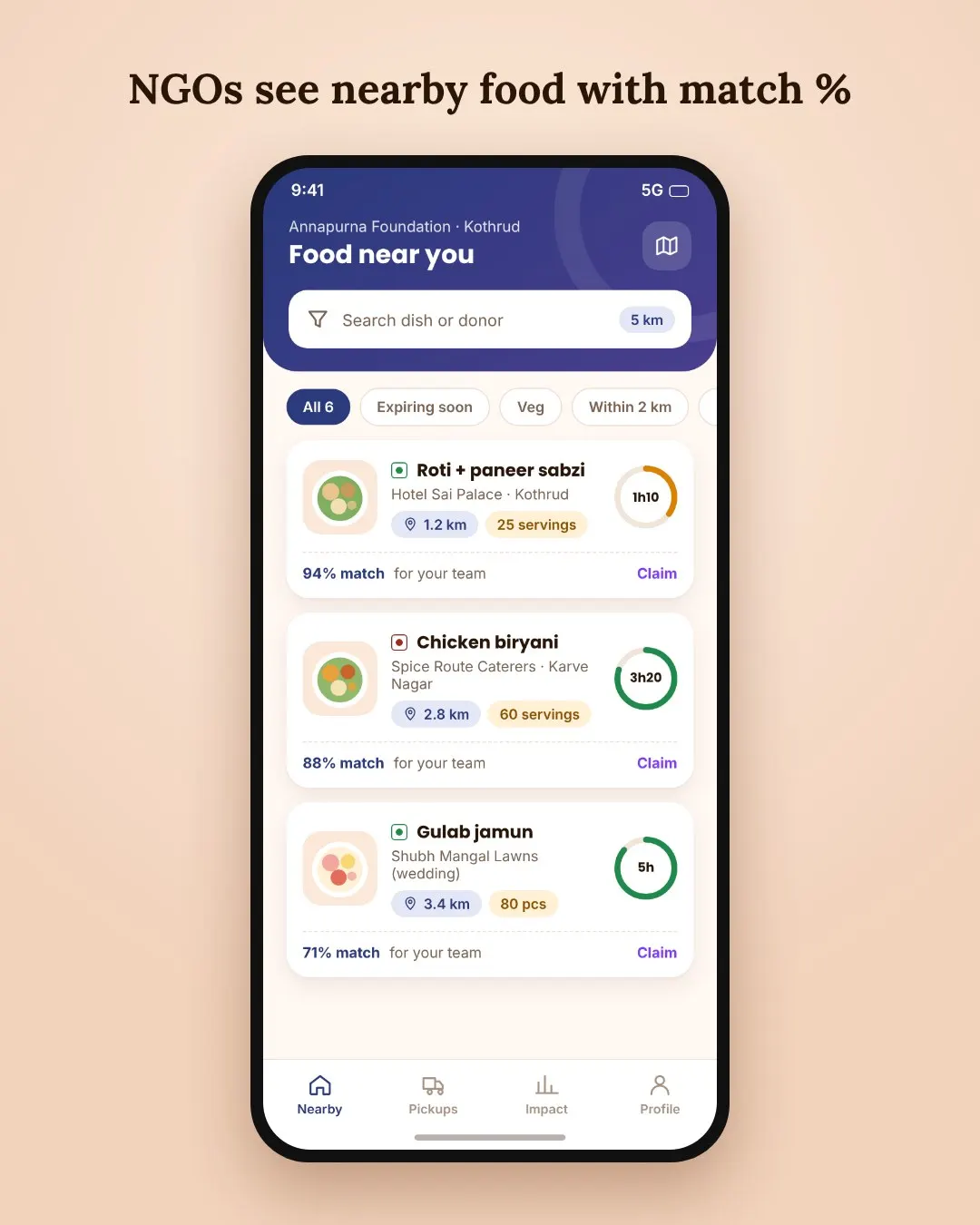Surplus Food Donation and NGO Connect screenshot 4